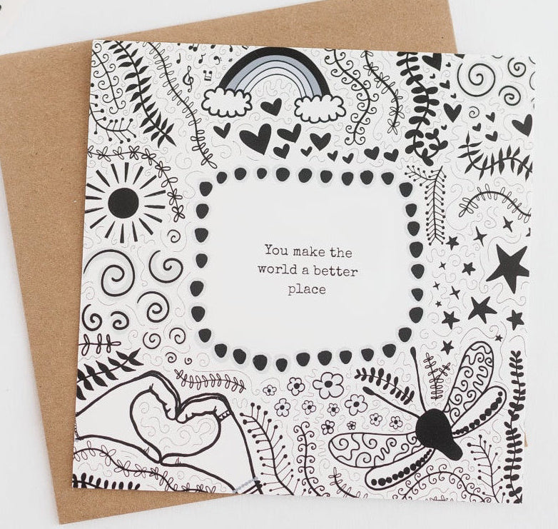 Greeting Card and Envelope